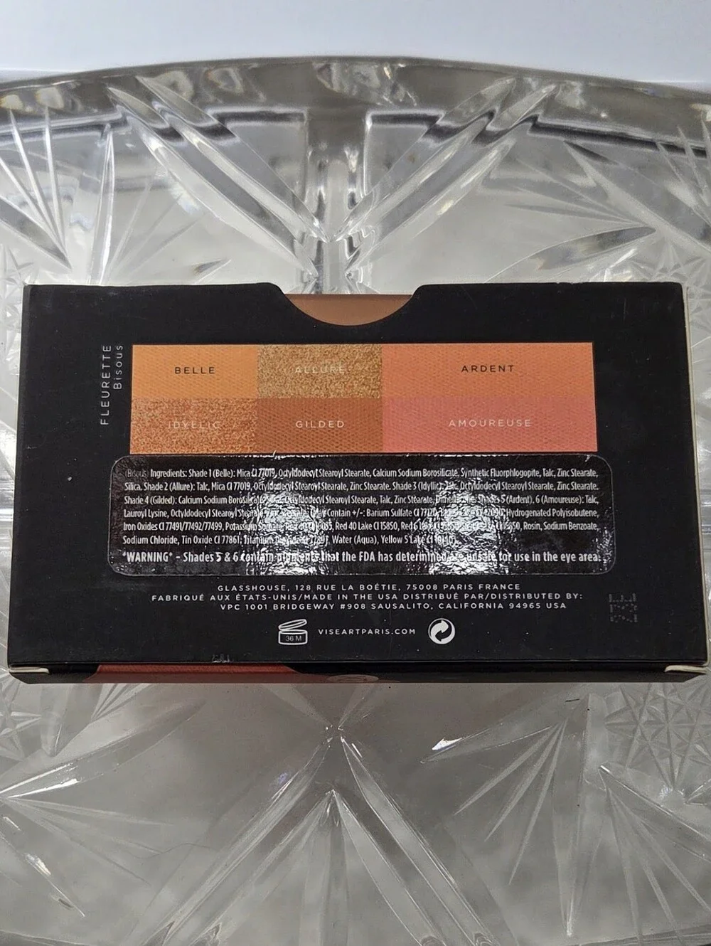 Viseart Paris Fleurette Bisous Eye and Face Palette